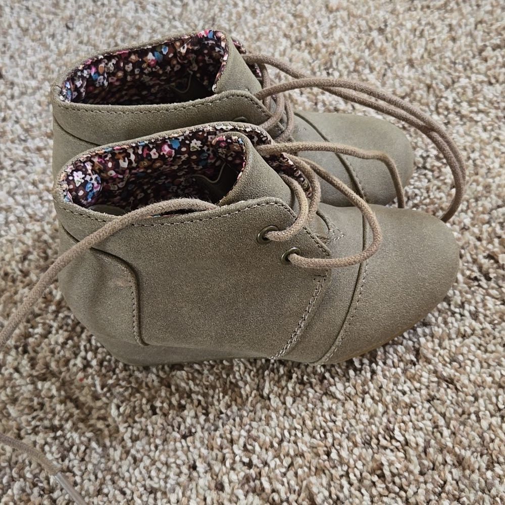 Jollypop Tan Heeled Boots